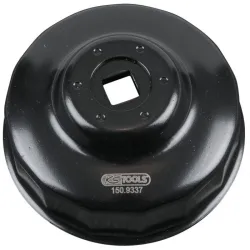 Cloche pour filtre à huile 3/8" . diamètre 74 mm / 15 cannelures KSTOOLS 150.9337 | 150.9337