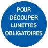 Panneau POUR DECOUPER LUNETTES OBLIG. Taliaplast 724531