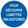 Panneau POUR DECOUPER LUNETTES OBLIGAT Taliaplast 722531