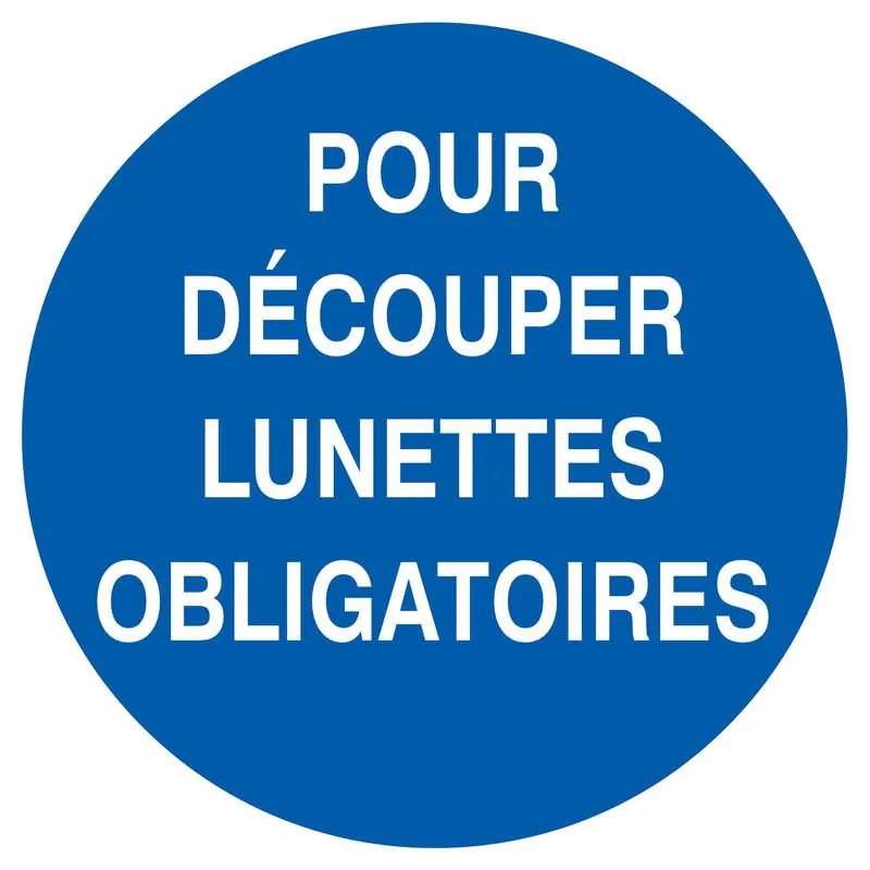Panneau POUR DECOUPER LUNETTES OBLIGAT Taliaplast 723530