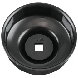 Cloche pour filtre à huile 3/8" . diamètre 74 mm / 15 cannelures KSTOOLS 150.9337 | 150.9337