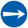 Panneau SENS OBLIGAT. D.80 NORMASIGN A Taliaplast 724527