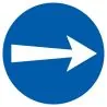 Panneau SENS OBLIGAT. NORMASIGN ADHESI Taliaplast 723526