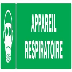 Panneau APPAREIL RESPIRATOIRE 330x75mm Taliaplast 725409