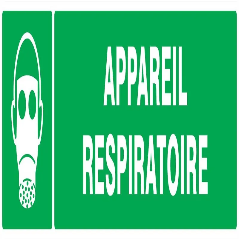 Panneau APPAREIL RESPIRATOIRE 330x75mm Taliaplast 725409