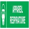 Panneau APPAREIL RESPIRATOIRE 330x75mm Taliaplast 725409
