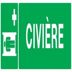 Panneau CIVIERE 200X52 NORMASIGN ADHES Taliaplast 720402