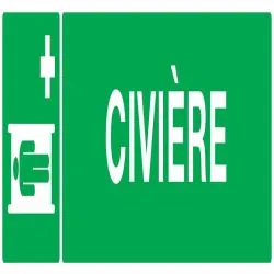Panneau CIVIERE 330x75mm Taliaplast 725402
