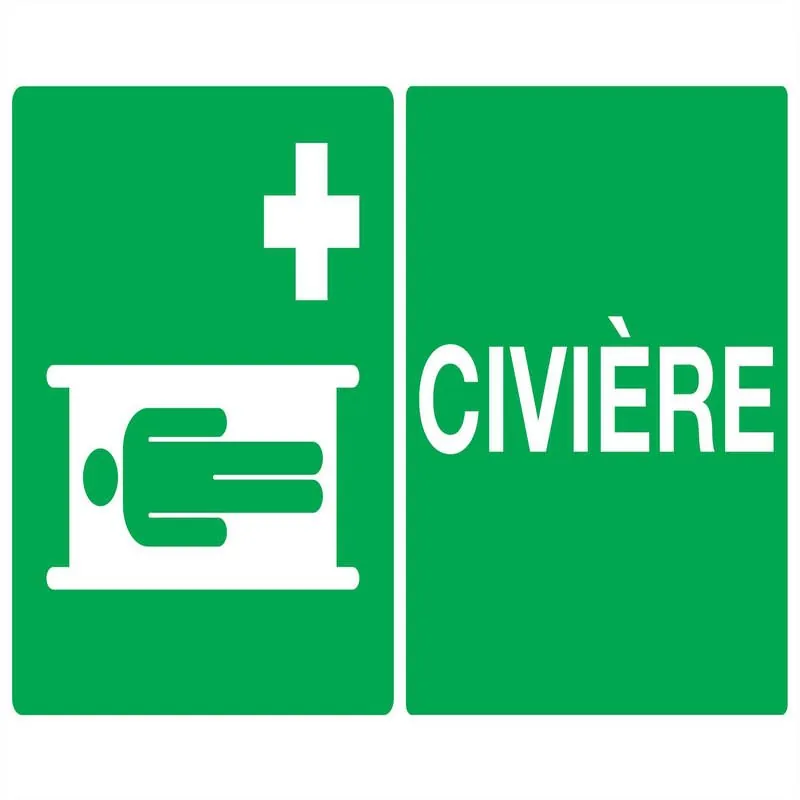 Panneau CIVIERE 330X200 NORMASIGN ADHE Taliaplast 721409