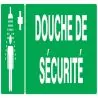 Panneau DOUCHE DE SECURITE 200x52 NORM Taliaplast 720413