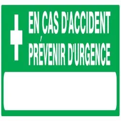 Panneau CAS ACC.PREVEN URGENC 200x52 N Taliaplast 720412