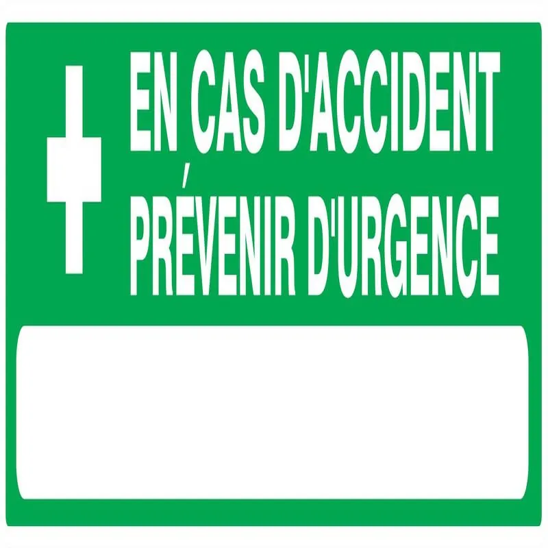 Panneau CAS ACC.PREVEN URGENC 200x52 N Taliaplast 720412