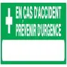 Panneau CAS ACC.PREVEN URGENC 200x52 N Taliaplast 720412