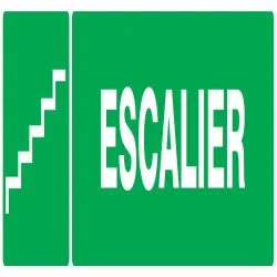 Panneau ESCALIER 200x52 NORMASIGN ADHE Taliaplast 720422