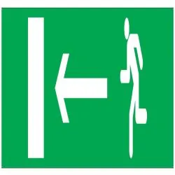 Panneau EVACUAT.VERS SORTIE GAUCHE NOR Taliaplast 725423