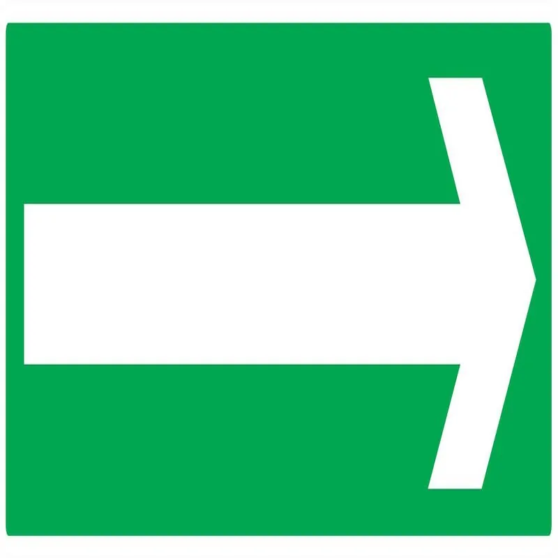 Panneau FLECHE (SECOURS) 200x52 NORMAS Taliaplast 720419