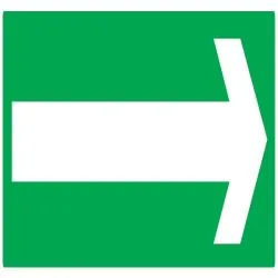 Panneau FLECHE (SECOURS) NORMASIGN ADH Taliaplast 725419
