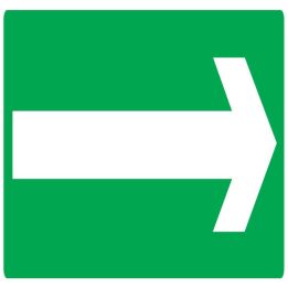 Panneau FLECHE (SECOURS) NORMASIGN ADH Taliaplast 726420