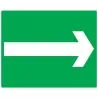 Panneau FLECHE (SECOURS) 330X200 NORMA Taliaplast 721422