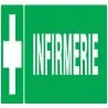 Panneau INFIRMERIE 330X75 NORMASIGN AD Taliaplast 725403