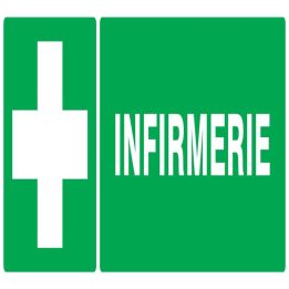 Panneau INFIRMERIE 330X120 NORMASIGN A Taliaplast 726408