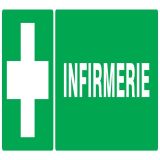 Panneau INFIRMERIE 330X120 NORMASIGN A Taliaplast 726408