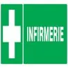 Panneau INFIRMERIE 330X120 NORMASIGN A Taliaplast 726408