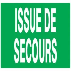 Panneau ISSUE DE SECOURS 200X52 NORMAS Taliaplast 720431