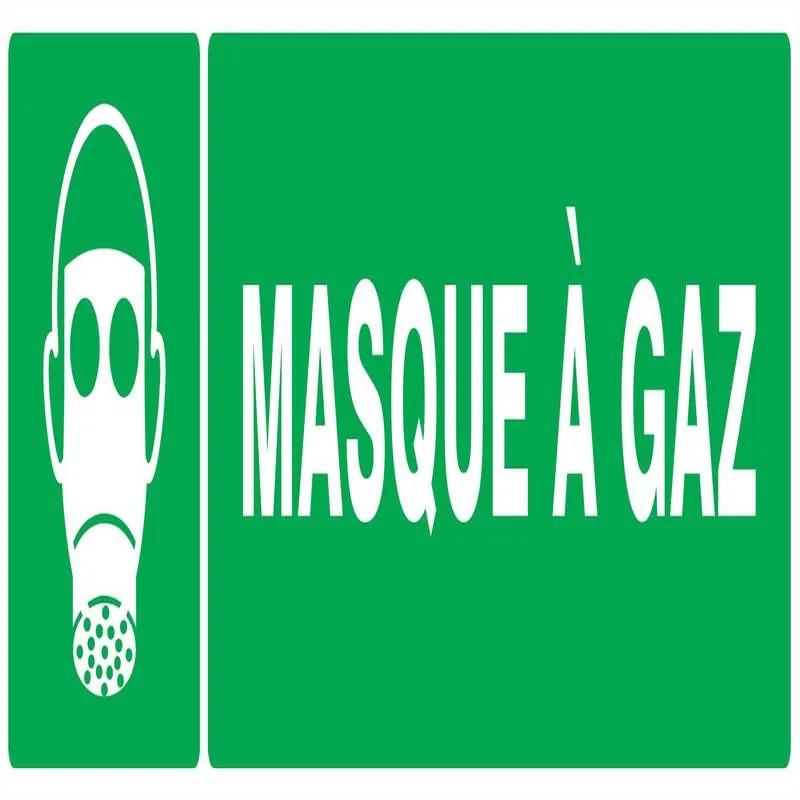 Panneau MASQUE A GAZ 200x52mm Taliaplast 720411