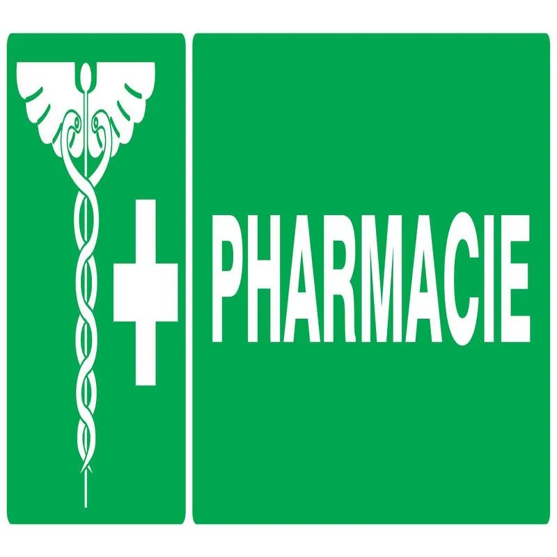 Panneau PHARMACIE NORMASIGN ADHESIF 33 Taliaplast 726405