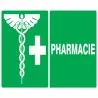 Panneau PHARMACIE NORMASIGN ADHESIF 33 Taliaplast 721407