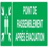 Panneau POINT RASSEMBL.APRES EVACUATI. Taliaplast 720407