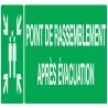 Panneau POINT RASSEMBL.APRES EVACUATI. Taliaplast 725407