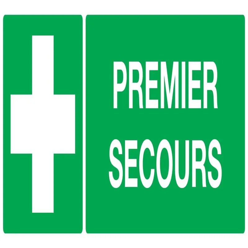 Panneau PREMIER SECOURS NORMASIGN ADHE Taliaplast 726404