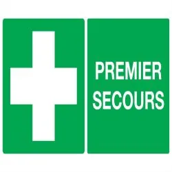Panneau PREMIER SECOURS NORMASIGN ADHE Taliaplast 721401