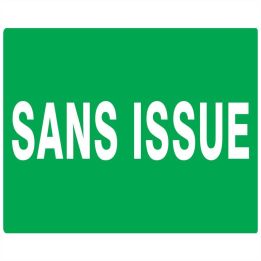 Panneau SS ISSUE (SEC.) 330X200 NORMAS Taliaplast 721417