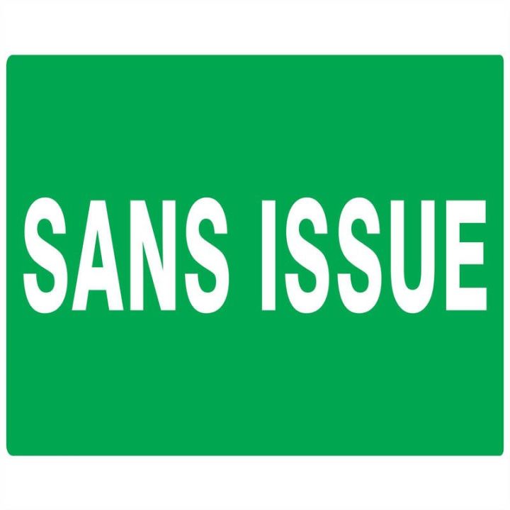 Panneau SS ISSUE (SEC.) 330X200 NORMAS Taliaplast 721417
