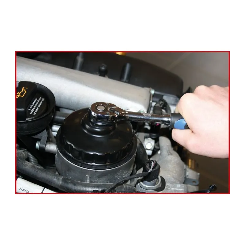 Cloche pour filtre à huile 3/8" . diamètre 86 mm / 18 cannelures KSTOOLS 150.9342 | 150.9342