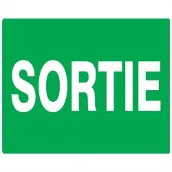Panneau SORTIE 330X200 NORMASIGN ADHES Taliaplast 721420