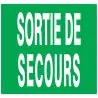 Panneau SORTIE DE SECOURS 200X52 NORMA Taliaplast 720432