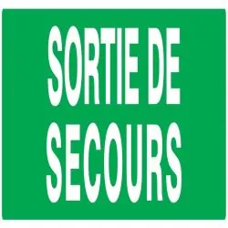 Panneau SORTIE DE SECOURS NORMASIGN AD Taliaplast 725432