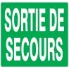 Panneau SORTIE DE SECOURS NORMASIGN AD Taliaplast 726417