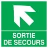 Panneau SORTIE DE SECOURS FLECHE EN HA Taliaplast 728410