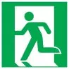 Panneau SORTIE SECOURS A GAUCHE NORMAS Taliaplast 728416