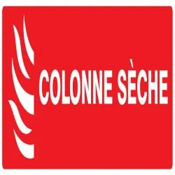 Panneau COLONNE SECHE 330x120mm Taliaplast 726116