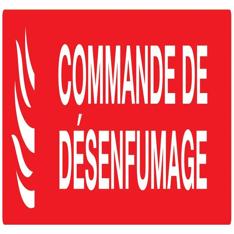 Panneau COMMANDE DE DESEMFUMAGE NORMAS Taliaplast 720117