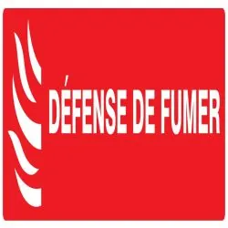 Panneau DEFENSE FUMER INCENDIE NORMASI Taliaplast 726118