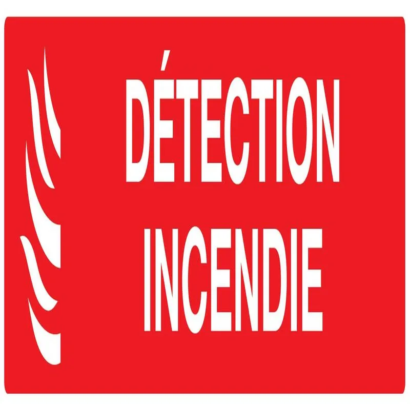 Panneau DETECTION INCENDIE 200x52 NORM Taliaplast 720114