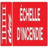 Panneau ECHELLE D'INCENDIE 200x52mm Taliaplast 720102