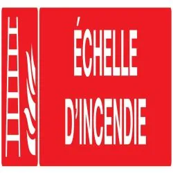 Panneau ECHELLE D'INCENDIE 330x75mm Taliaplast 725102